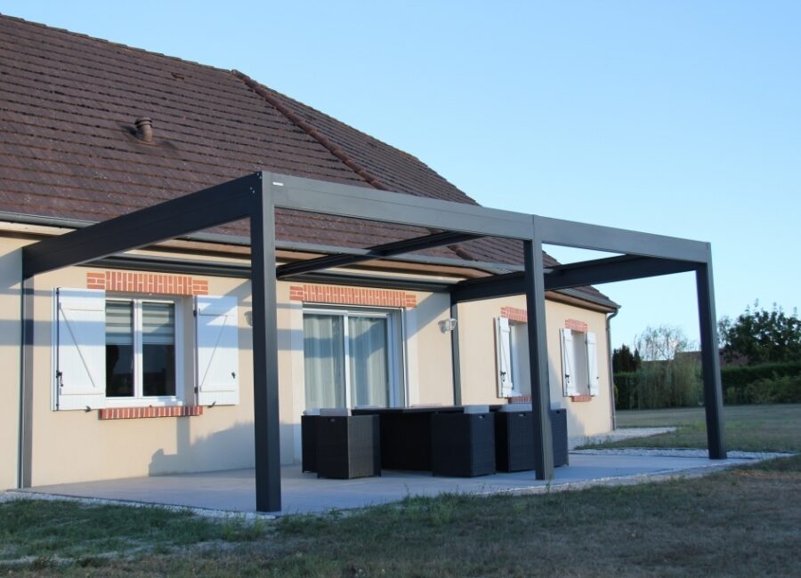 Pergola à toile enroulable