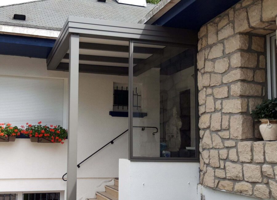 Pergola à toiture plate