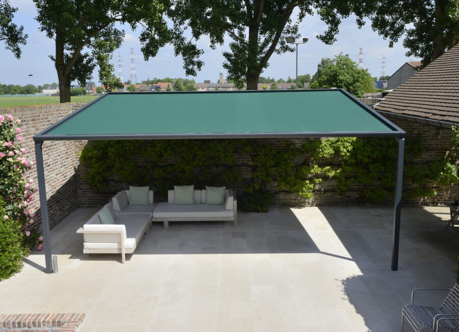 Pergola à toile enroulable