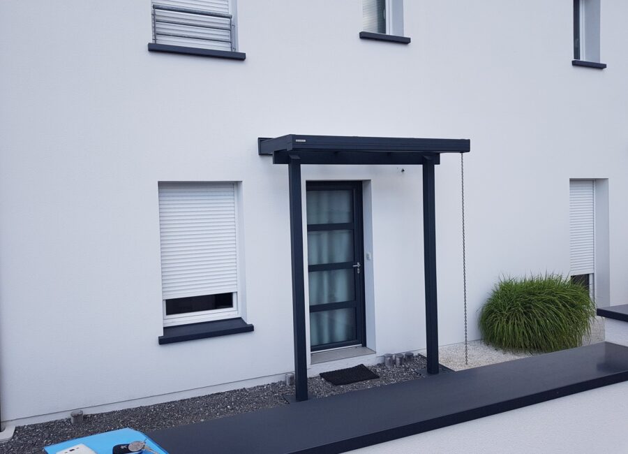 Pergola à débord de toiture