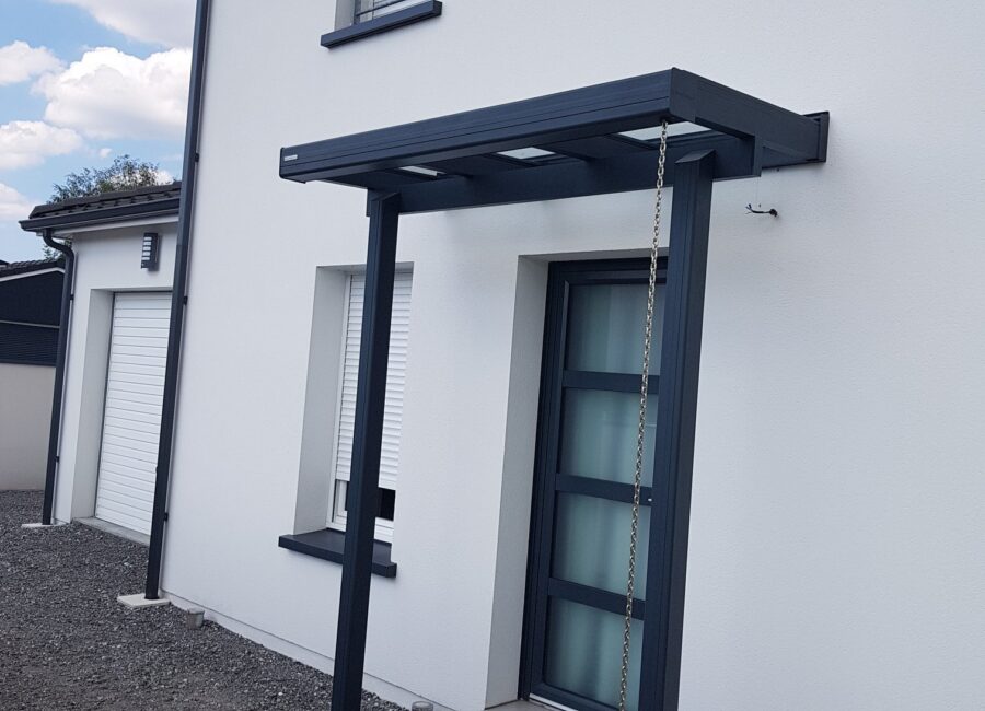 Pergola à débord de toiture